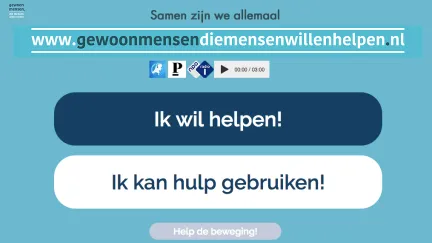 Gewoon mensen die mensen willen helpen