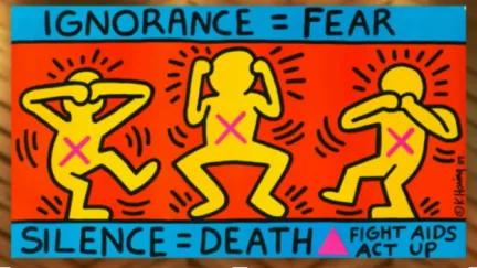 Keith Haring, Fight against AIDS (1989)