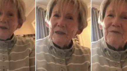 De oma van Aimee 