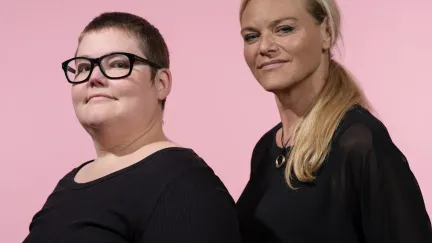 Asha ten Broeke (38), schrijver en wetenschapsjournalist, en Janneke Wittekoek (52), cardioloog
