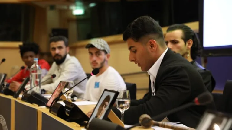 Shadow Game jongeren in Europees Parlement
