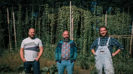 Hopboer en bierbrouwer