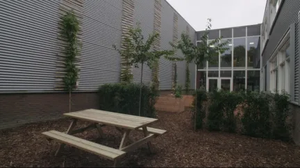 Opknaptuin van het VMBO in Wageningen