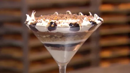 Mascarpone met koekkruimels