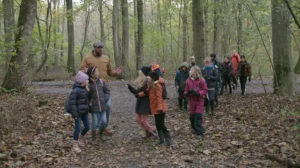 Buitenles van Tine en Tim in Buitenveldert