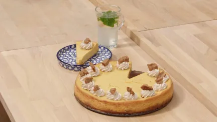 Pompoen cheesecake
