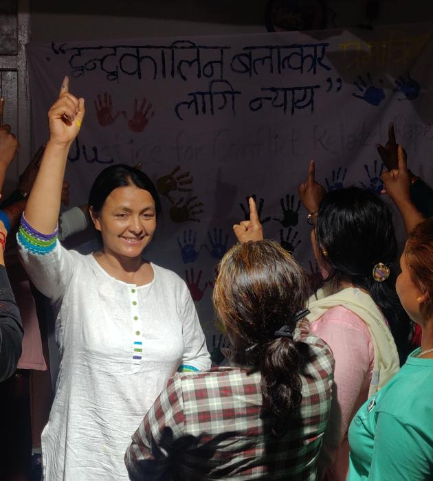 De Boeddhistische Blik met Onze stemmen zwijgen niet - Devi Khadka