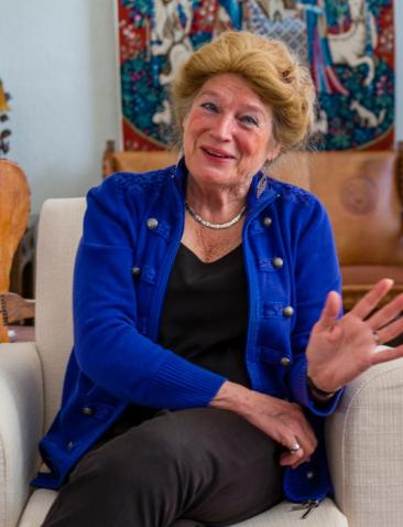 Jacqueline is de initiatiefnemer van de kerststallenroute