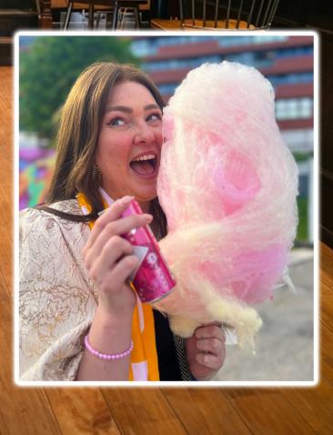 Melissa Peter en haar kist 
