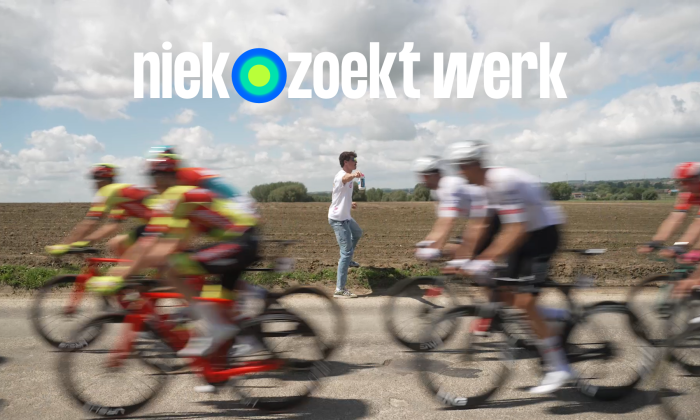 KRO-NCRV Niek zoekt werk - fiets