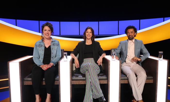 Het zweet breekt uit in de twaalfde aflevering van De slimste mens