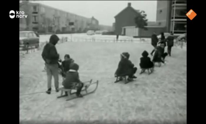 Kinderen op de slee