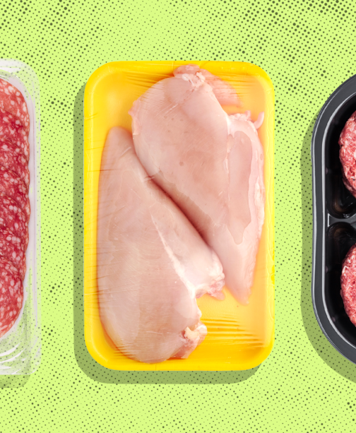 KVW Supermarktgids - Verschillende vleessoorten