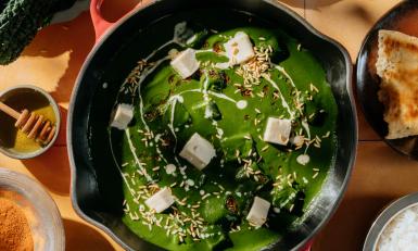 seizoensgroente spinazie recept saag paneer