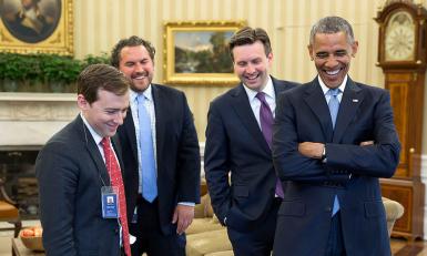 David Litt en Barack Obama. Foto: Flickr