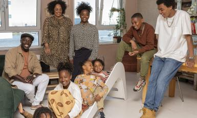 Familie Cudogham. Foto: Stijn Ghijsen
