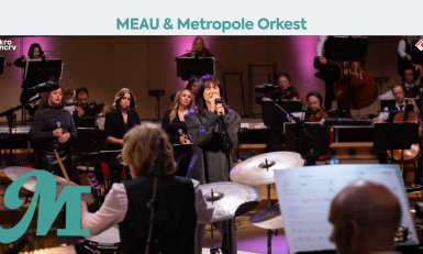 Het Metropole Orkest wil Nederland een hart onder de riem steken en treedt op met zangeres MEAU