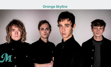 orange skyline