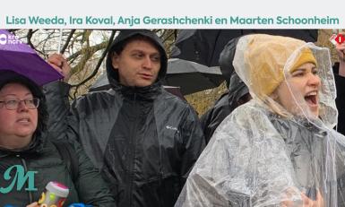 Lisa Weeda, Ira Koval, Anja Gerashchenki en Maarten Schoonheim