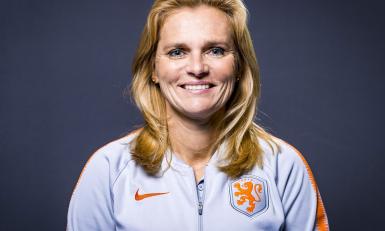 KNVB foto van Sarina Wiegman