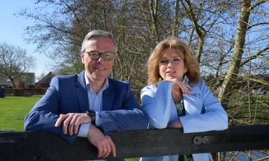 Annemiek Schrijver en Arnold Huijgen