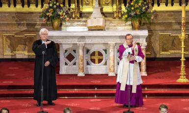 protestant en katholiek - Heinrich Bedford-Strohm en Georg Bätzing