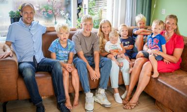 Familie Blom - Familiefoto