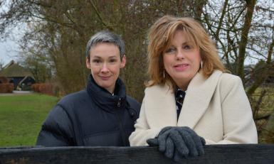 Annemiek Schrijver en Anne van Veen