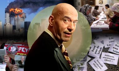 Kale man met visuals