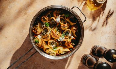 gevulde pasta spinazie ricotta seizoensgroente recept