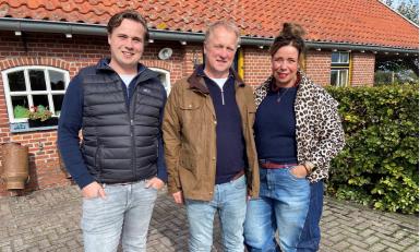 Kees, Walter en Christel Luttikhuis
