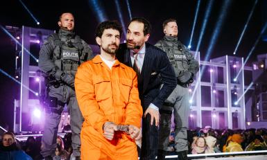 Sinan Eroglu en Dragan Bakema in The Passion 2023