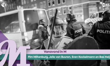 Rellen tegen de avondklok