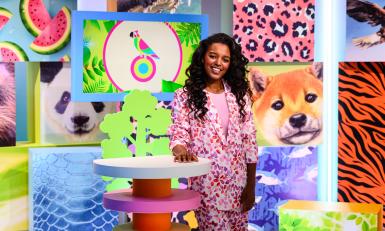 Sosha Duysker in de Waku Waku studio