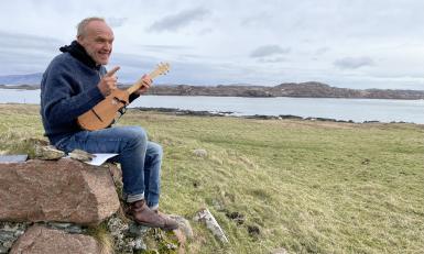 Stef Bos op Iona Petrus