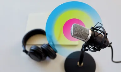 Koptelefoon en microfoon