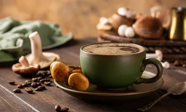 Kopje mushroom koffie - Keuringsdienst van waarde 