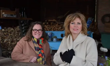 Annemiek Schrijver en Anjet van Linge