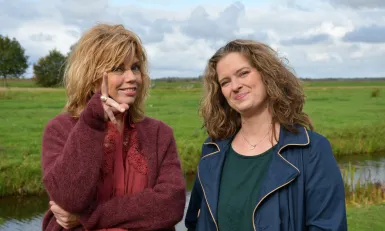 Annemiek Schrijver en Elke Wiss