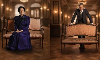 daan schuurmans en malou gorter in grand hotel aan zee