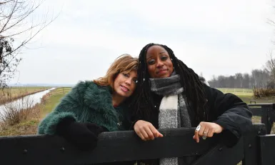 Annemiek Schrijver en Clarice Gargard