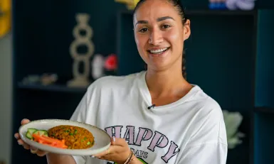 Amijé Roos maakt futureproof nasi goreng