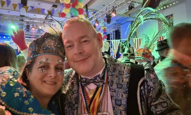 Marc en Silvia vieren carnaval - Carnavalshart 