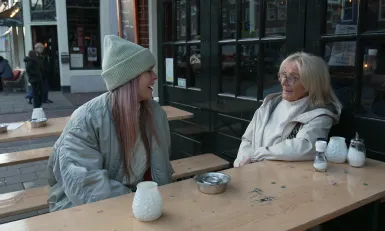 Praatje met een onbekende