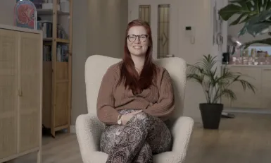 Vrouw met bril