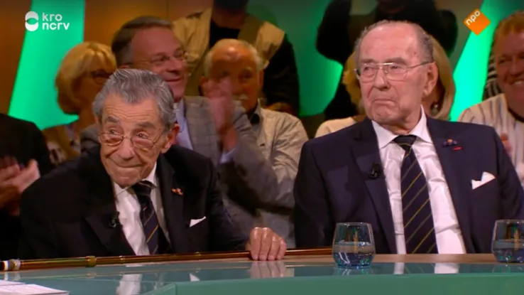 Het genootschap der Engelandvaarders kwam vandaag voor het laatst bijeen. Twee van hen, Eddy Jonker en Rudi Hemmes - 98 en 95 jaar oud - waren erbij en zitten vanavond aan tafel. Eddy Jonker en Rudi Hemmes