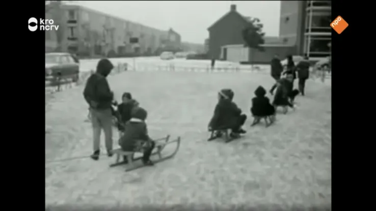 Kinderen op de slee Kinderen op de slee