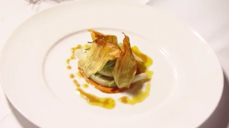 Spaanse lente-ui met courgette Spaanse lente-ui met courgette