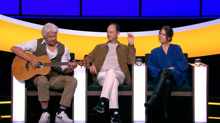 Jeroen Kramer zingt in De slimste mens